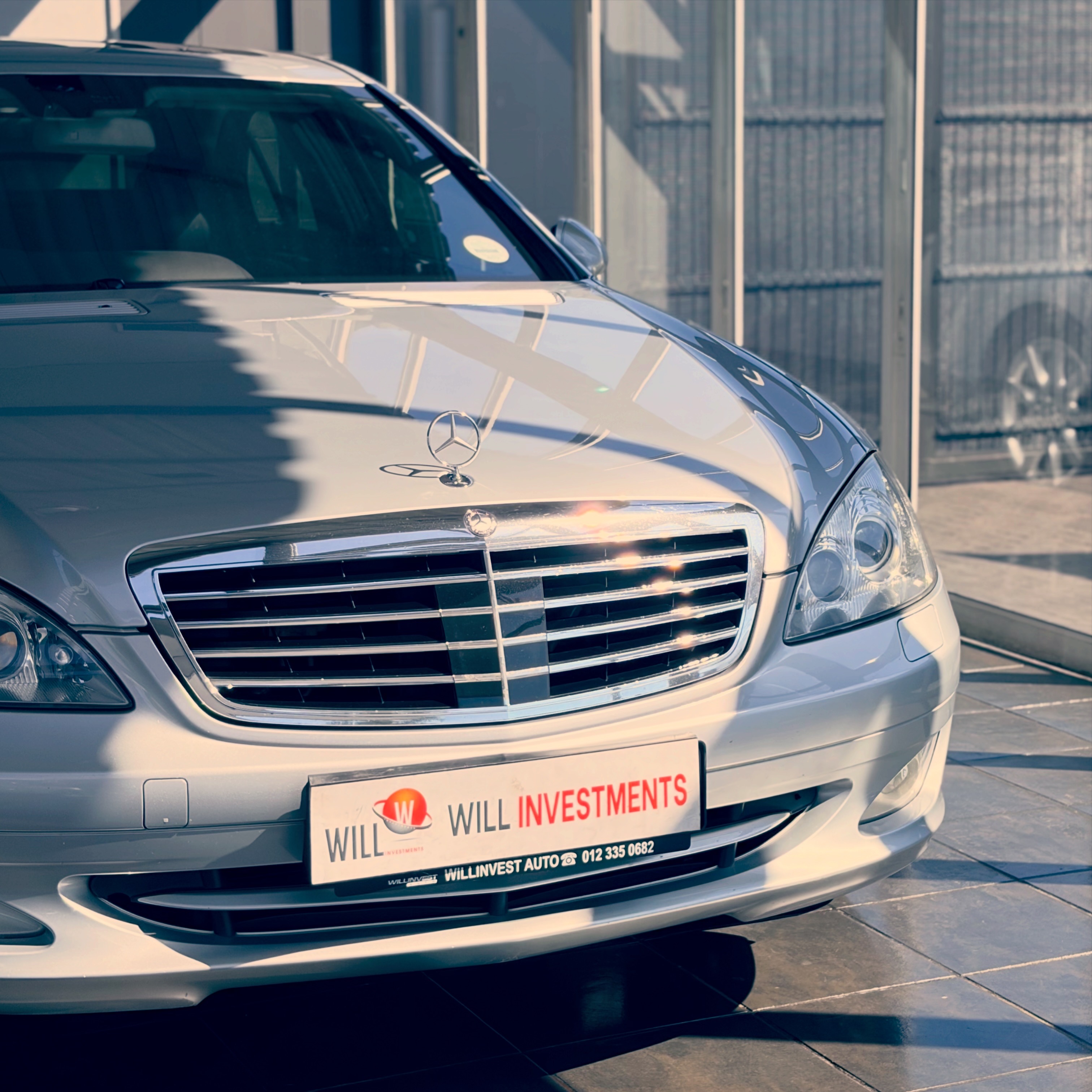 Mercedes-Benz S-Class photographed on-site